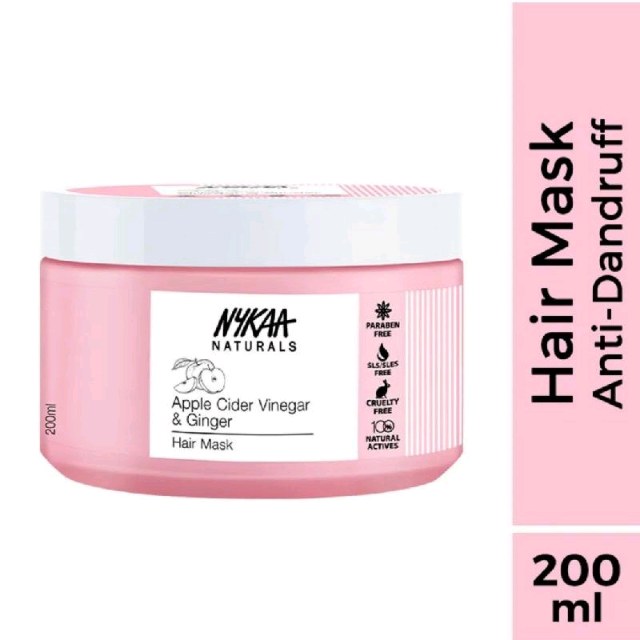 NYKAA NATURALS Anti-Dandruff Sulphate-Free Hair Mask With Apple Cider Vinegar & Ginger (200ml)