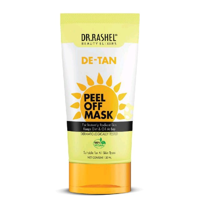 DR RASHEL De-Tan Peel Off Mask Deeply Detoxifies Skin for all Skin Types 120 ml