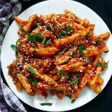 Honey chilli potato