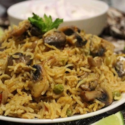 Mushroom Biryani 