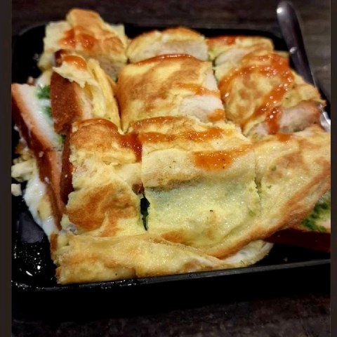 Bread Cheese Omelette