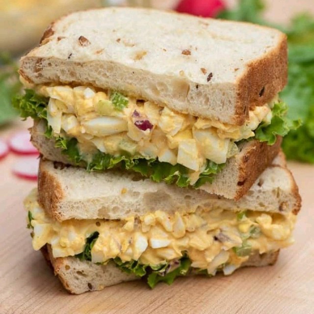Boiled Egg & Cheese Sandwich