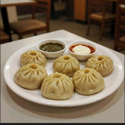 chicken steam Momos