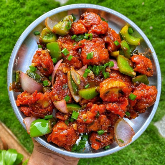 Mushroom Chilly Half
