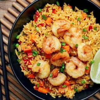 Prawns fried rice