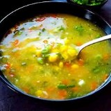 Veg corn soup 