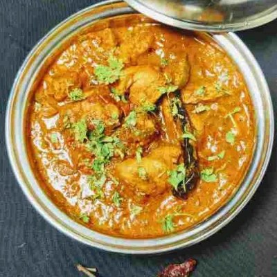 Kadhai chicken half