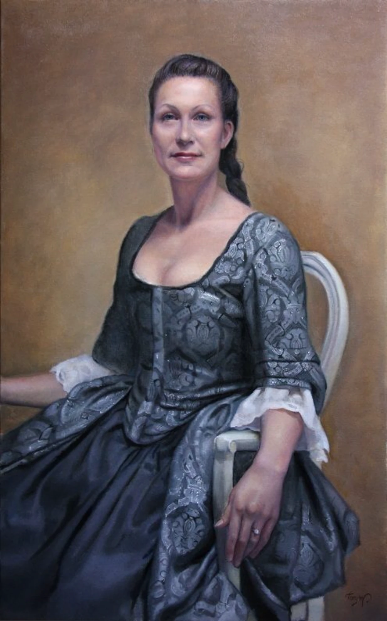 Tony Warren — Ulrika Wijåker, oil on canvas, private collection