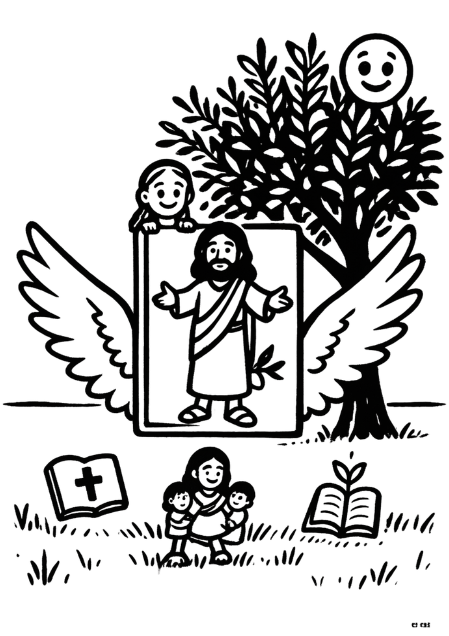 Life of Jesus — Colouring Companion printable activity pack cover