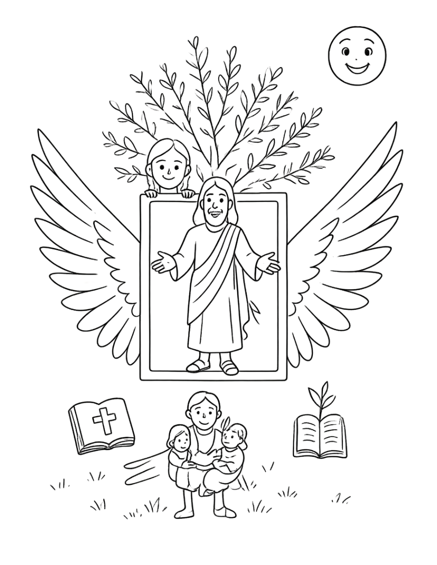 Life of Jesus — Colouring Companion printable activity pack cover