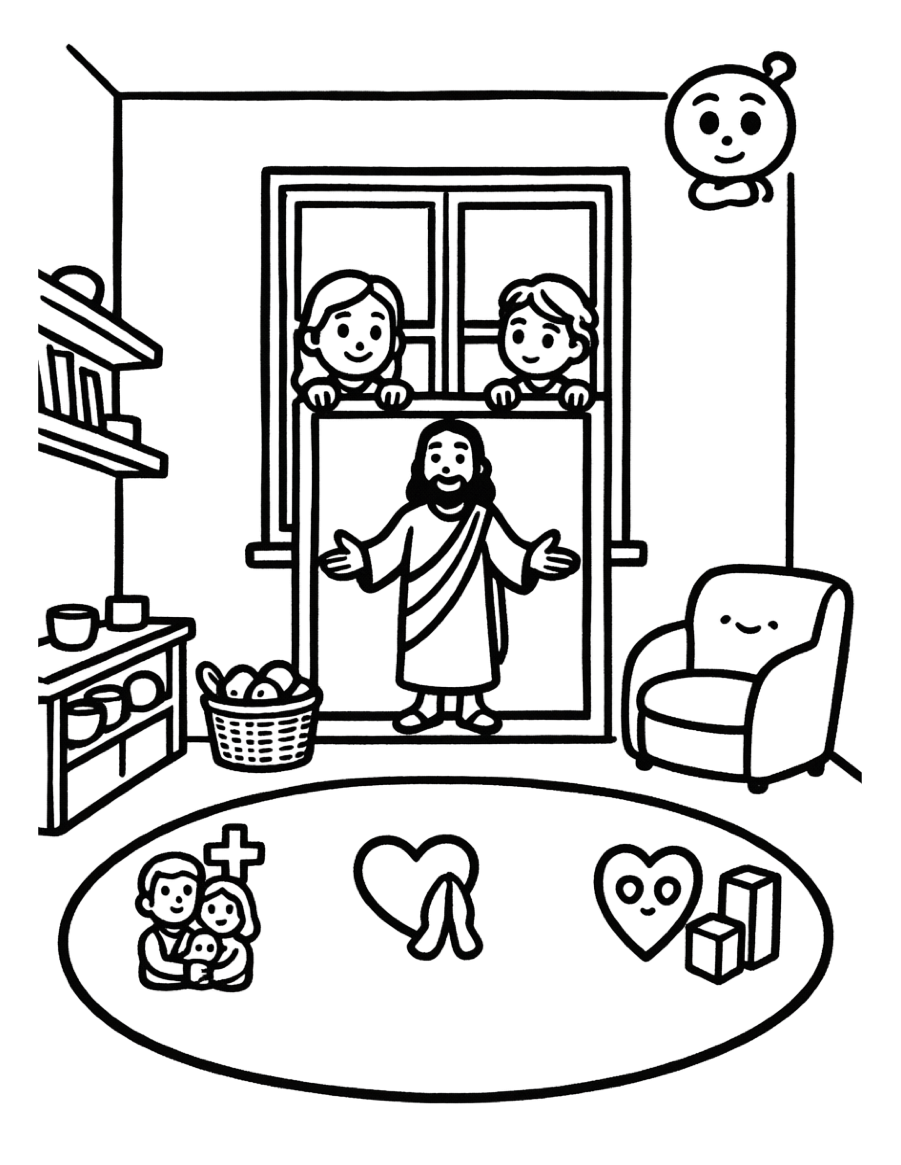 My Emotions and Jesus — Colouring Companion printable activity pack cover