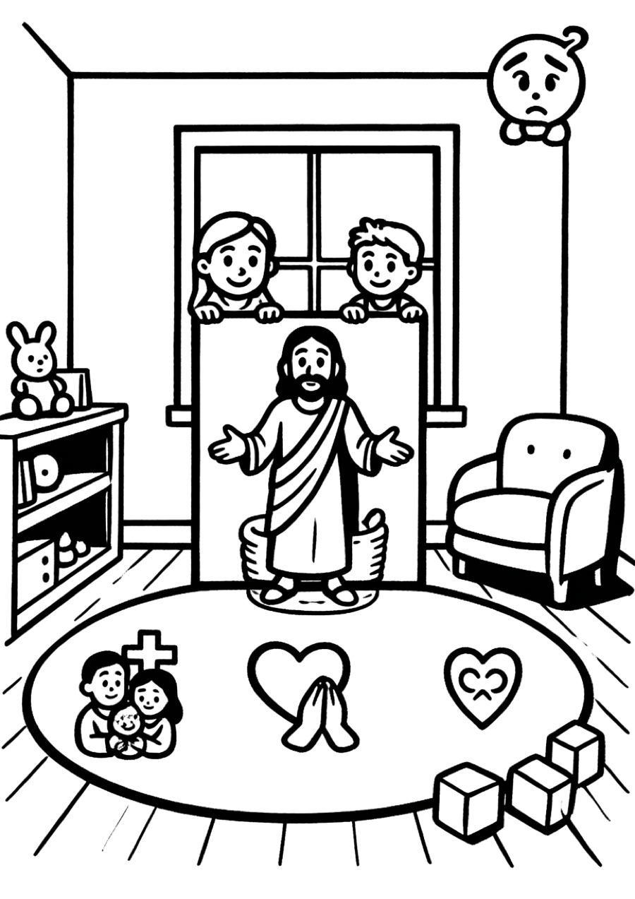My Emotions and Jesus — Colouring Companion printable activity pack cover