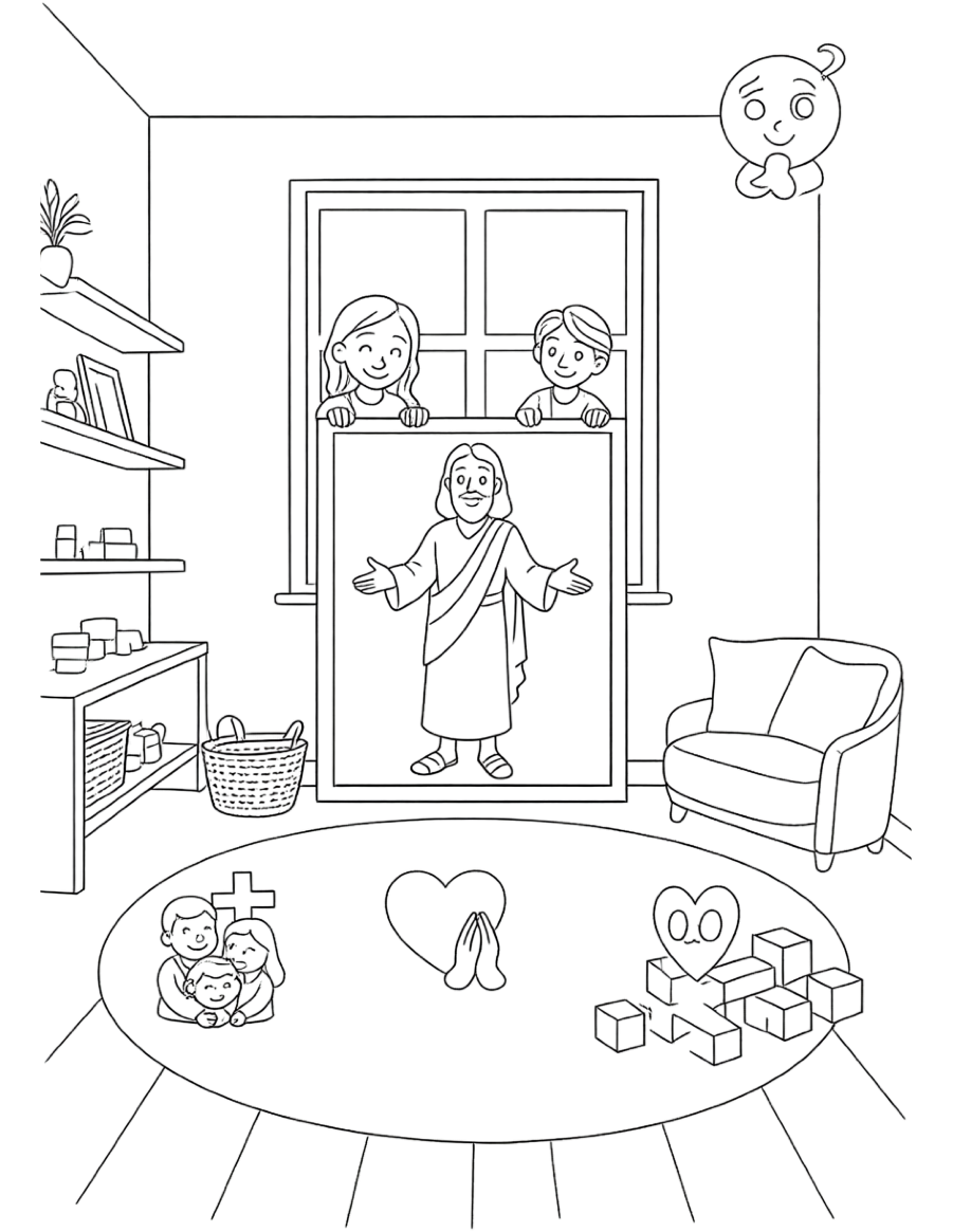 My Emotions and Jesus — Colouring Companion printable activity pack cover