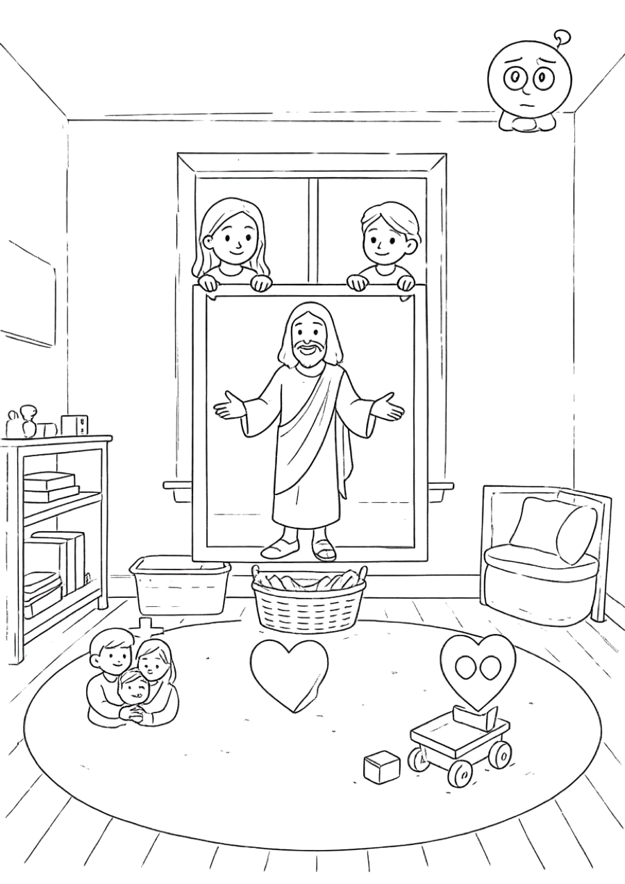 My Emotions and Jesus — Colouring Companion printable activity pack cover
