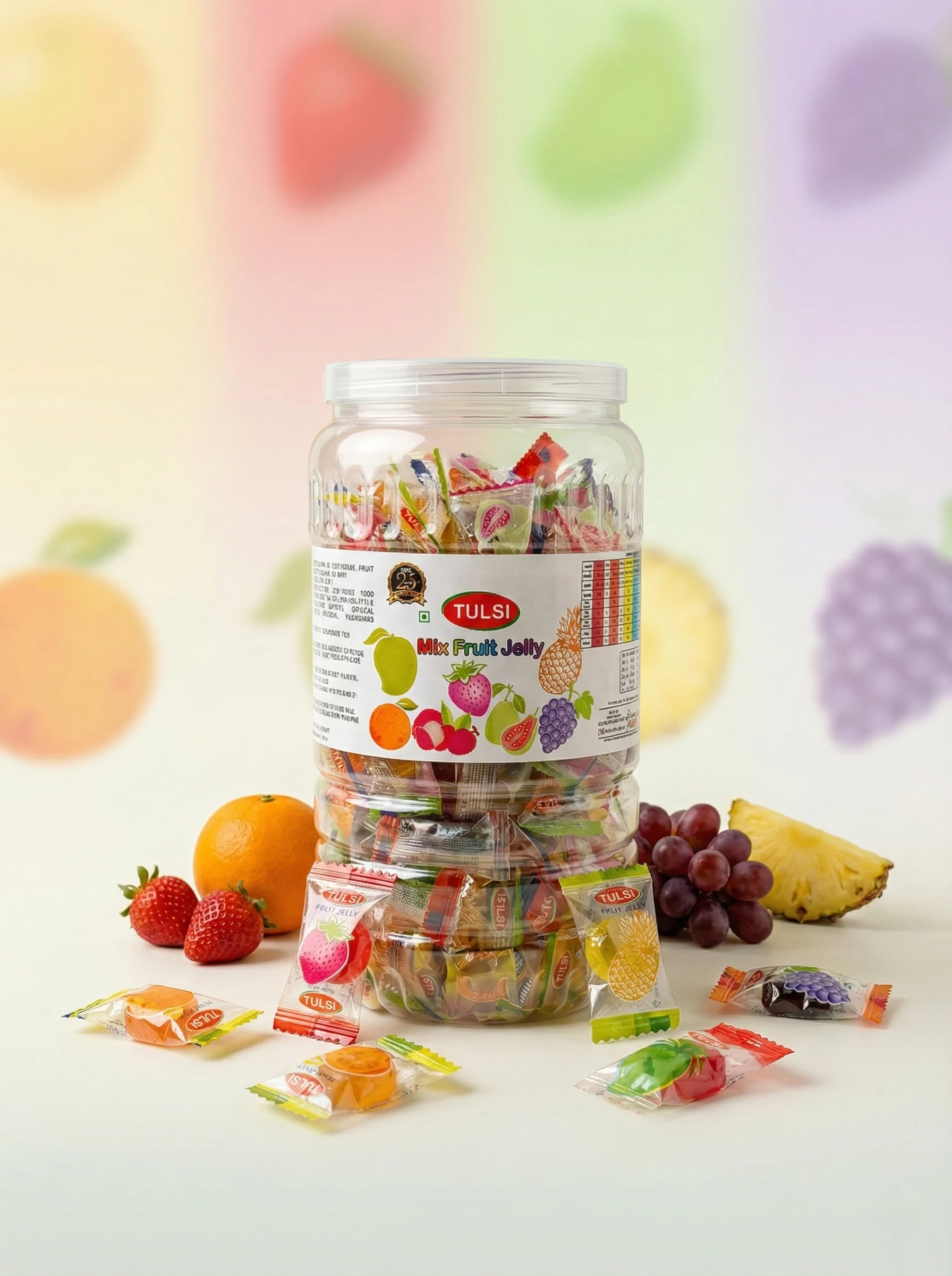 Fruit Jelly Mix — Fruit Jelly Candy bulk supply by Tulsi Foods, Jalgaon