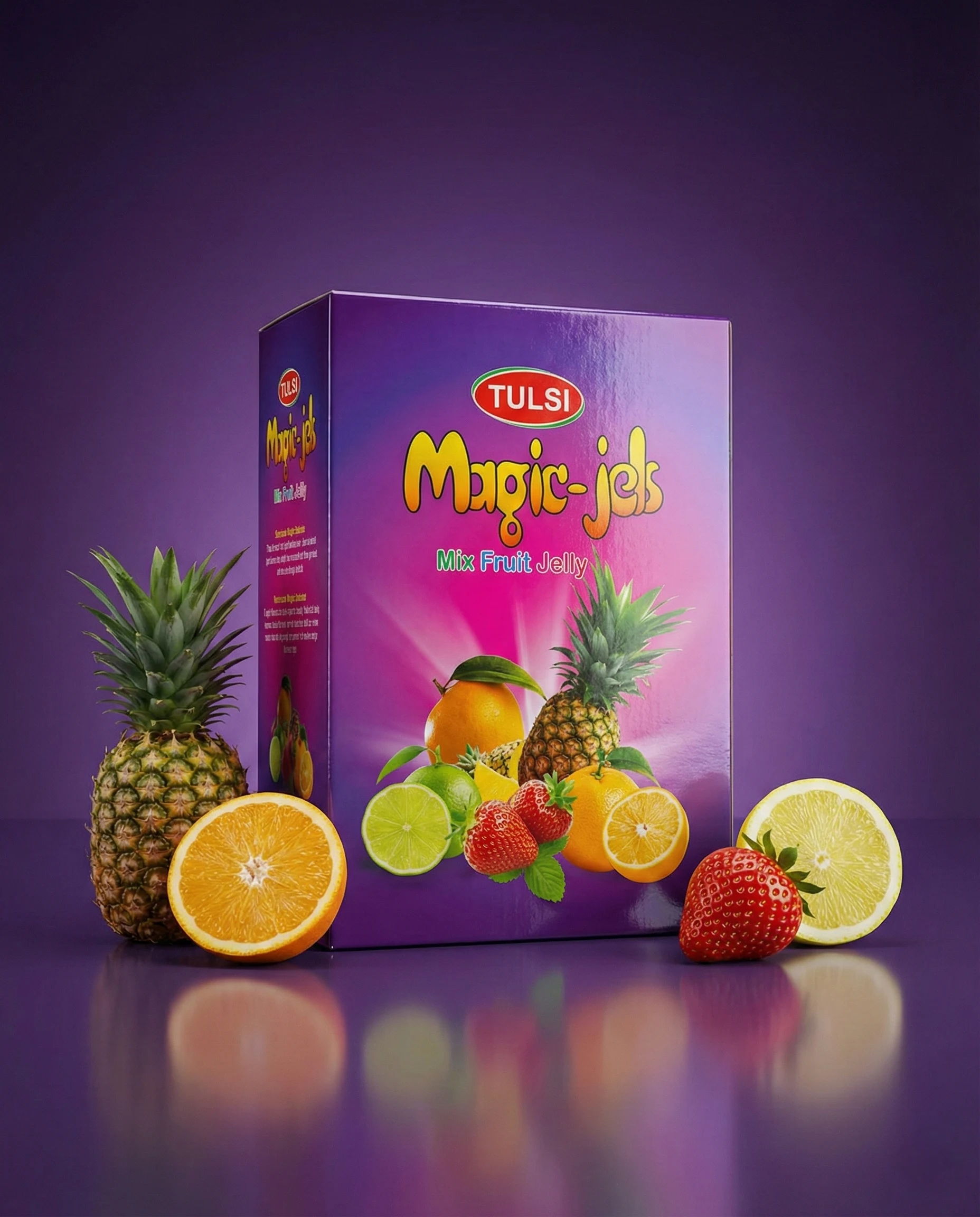 Fruit Jelly Mix — Fruit Jelly Candy product view 3 bulk supply by Tulsi Foods, Jalgaon