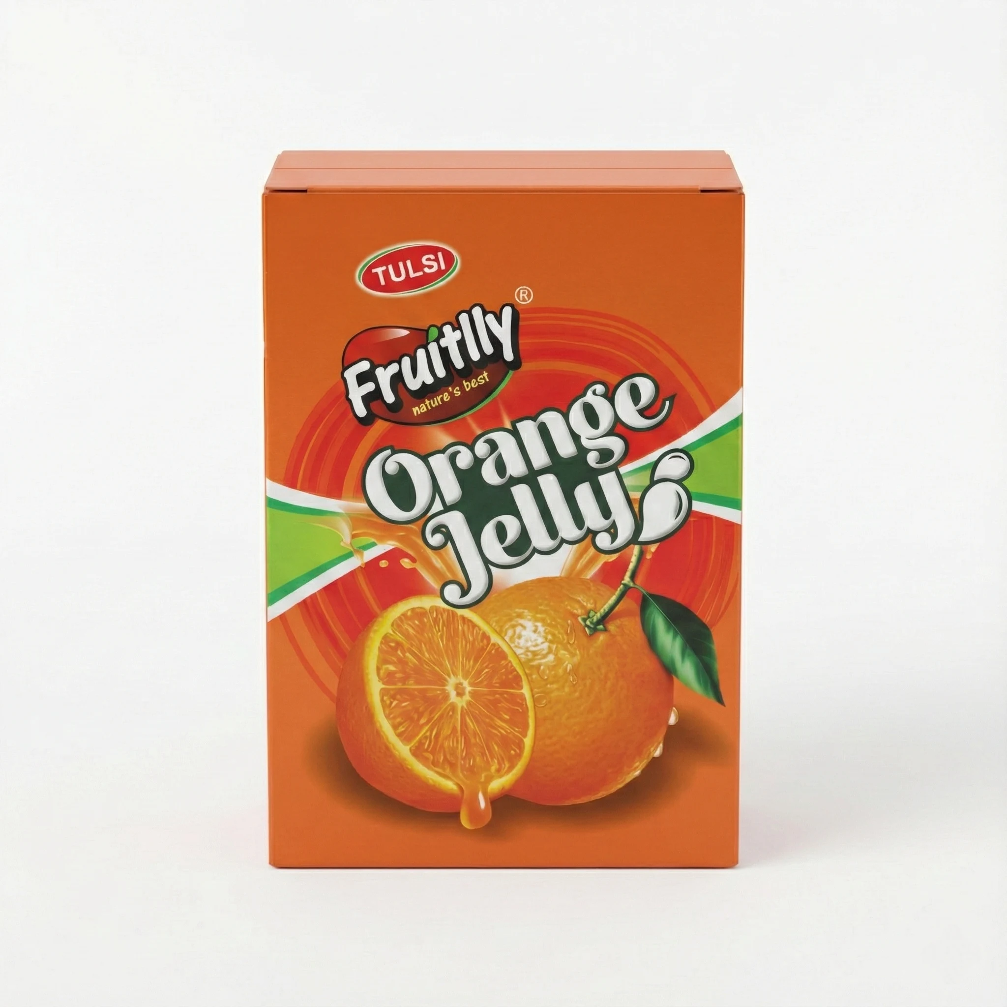 Orange Jelly — Fruit Jelly Candy product view 4 bulk supply by Tulsi Foods, Jalgaon