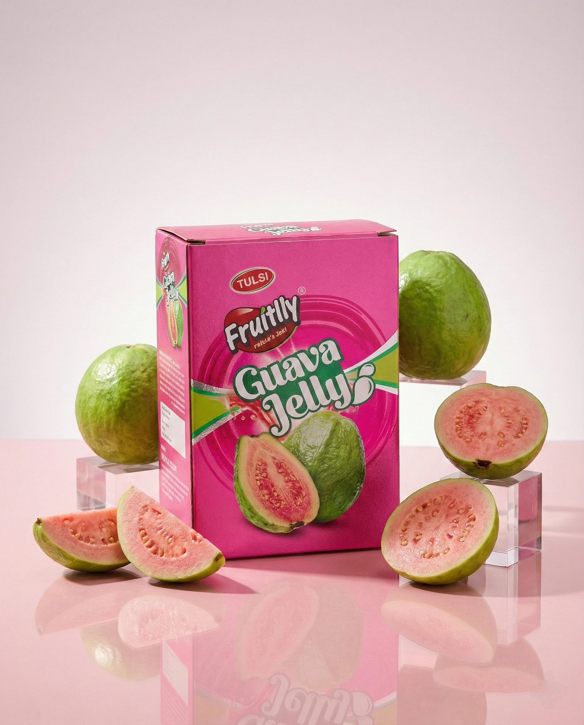 Guava Jelly — Fruit Jelly Candy product view 3 bulk supply by Tulsi Foods, Jalgaon