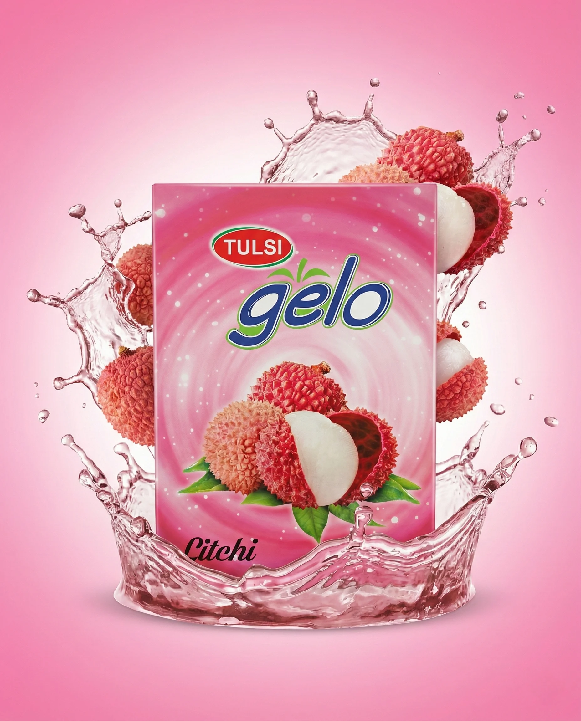 Litchi Jelly — Fruit Jelly Candy product view 6 bulk supply by Tulsi Foods, Jalgaon