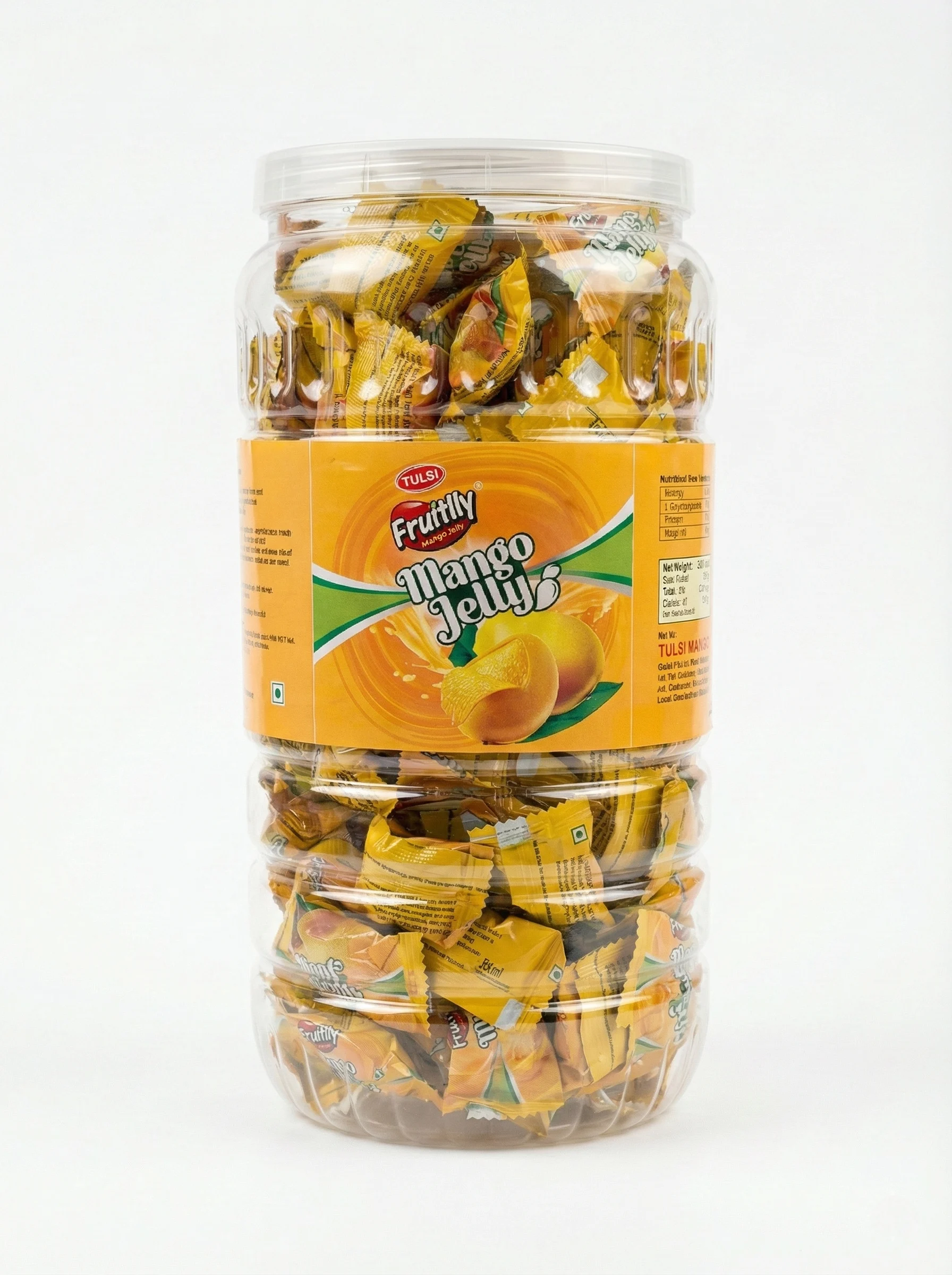 Mango Jelly — Fruit Jelly Candy product view 2 bulk supply by Tulsi Foods, Jalgaon