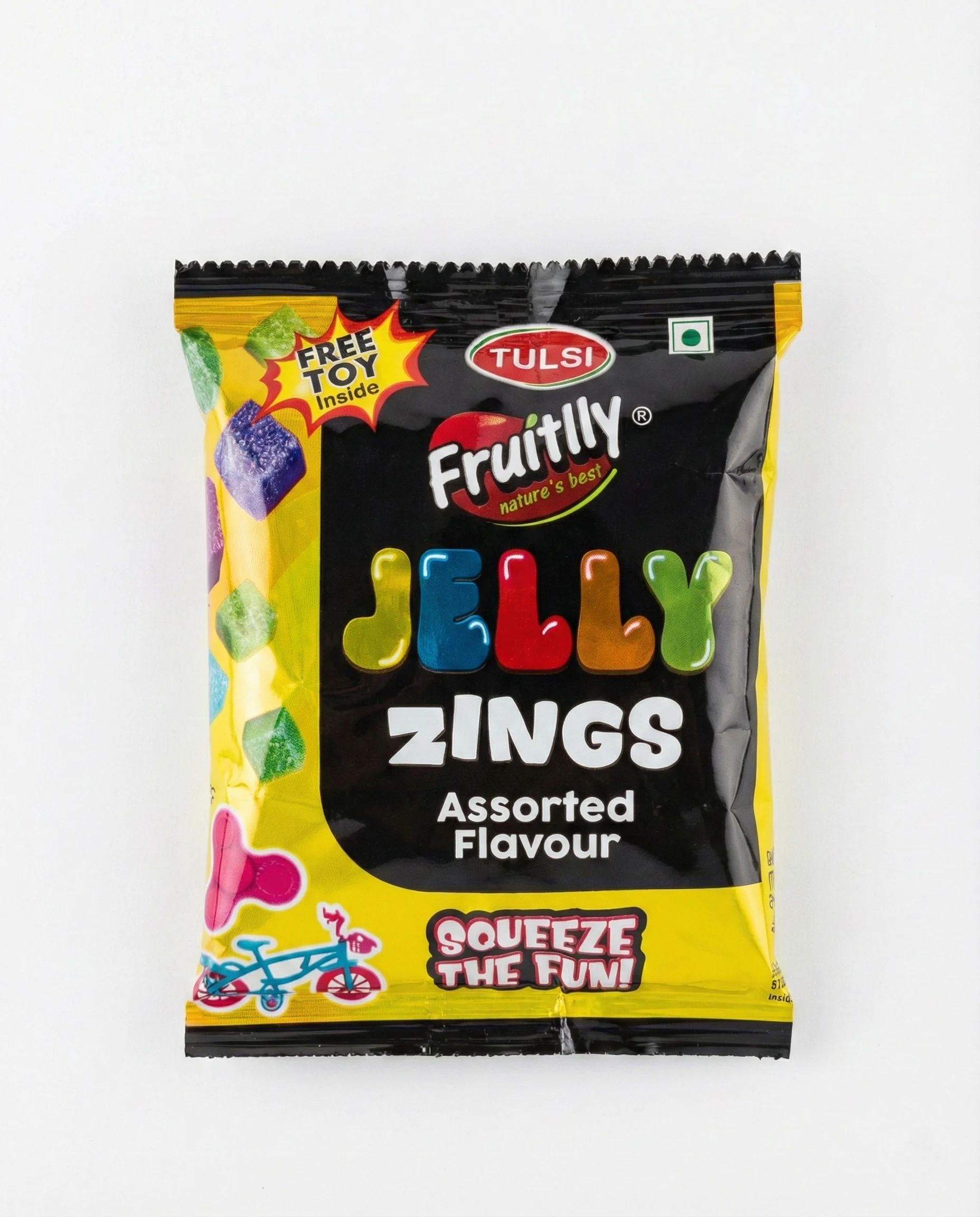 Fruitlly Jelly Zings — Fruit Jelly Candy product view 2 bulk supply by Tulsi Foods, Jalgaon