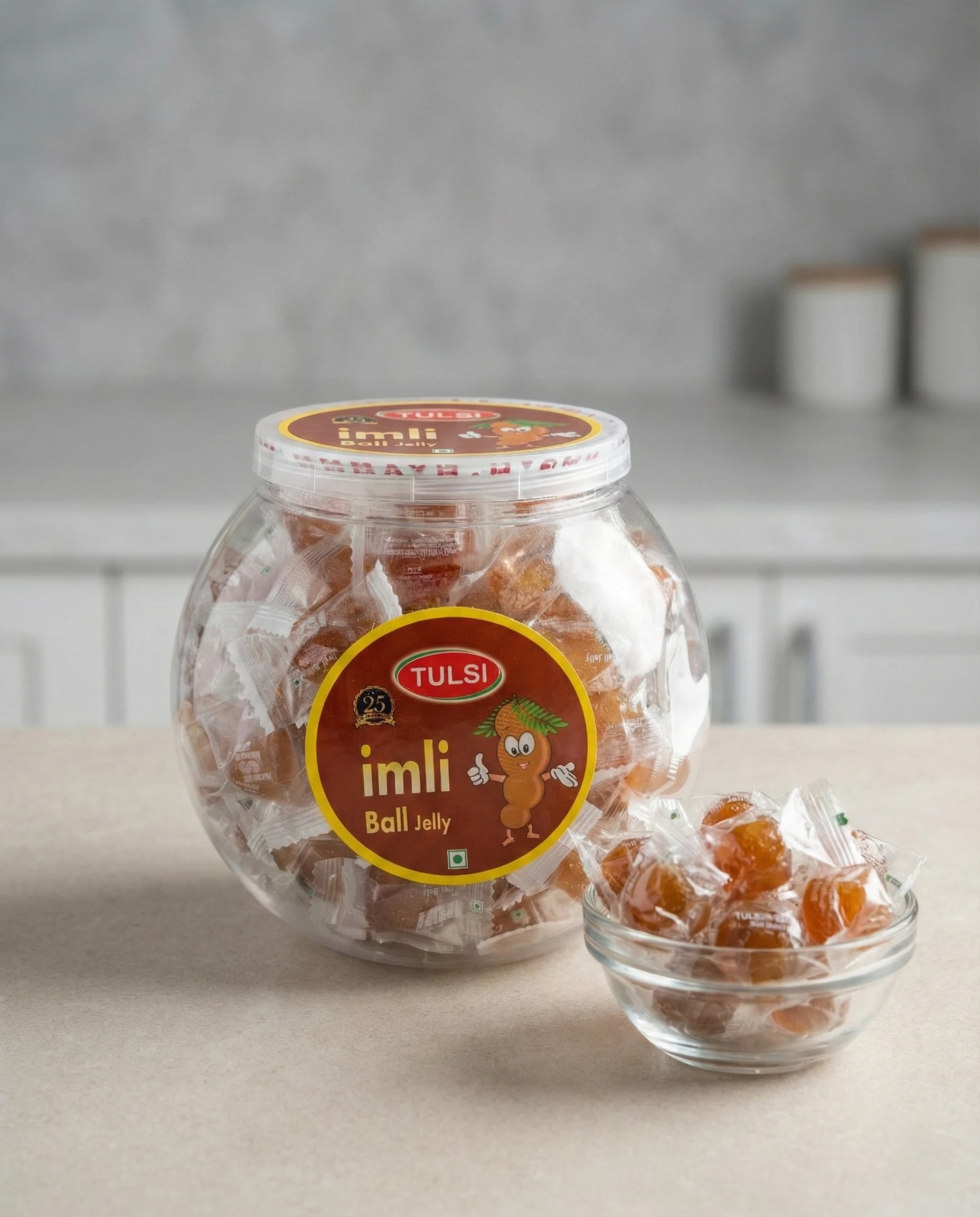 Imli Ball Jelly — Fruit Jelly Candy product view 2 bulk supply by Tulsi Foods, Jalgaon
