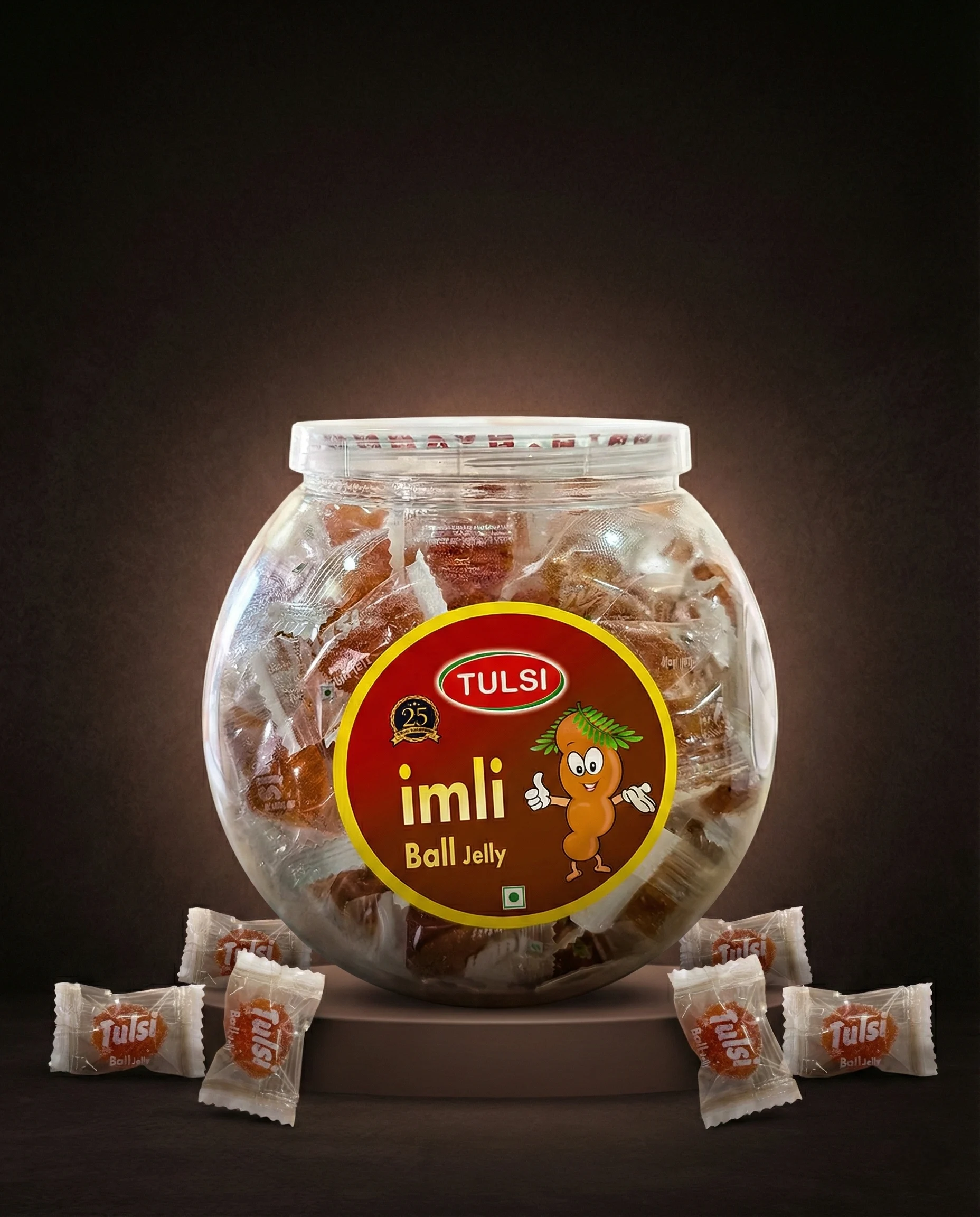 Imli Ball Jelly — Fruit Jelly Candy product view 4 bulk supply by Tulsi Foods, Jalgaon