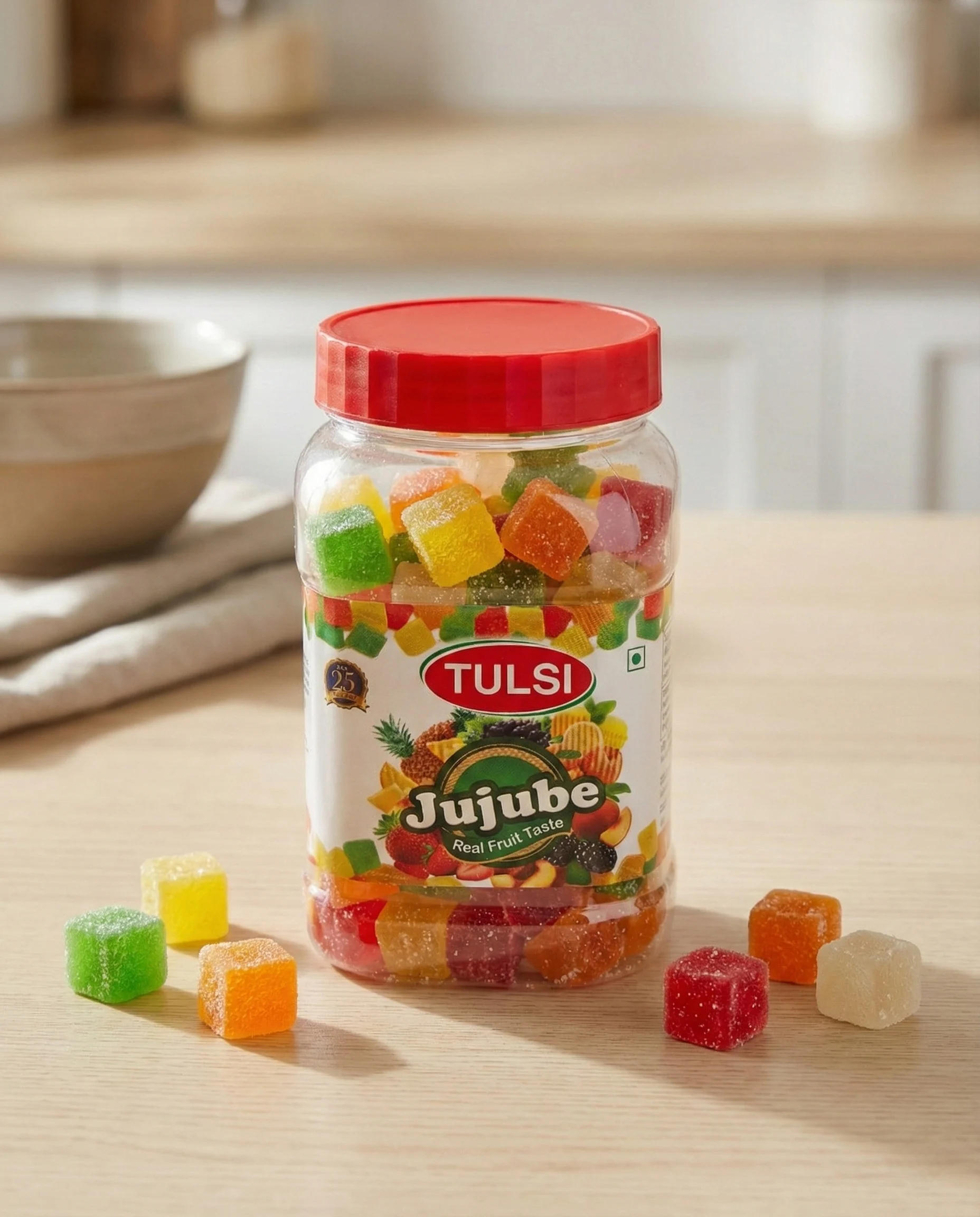 Jujube — Sugar Coated Jelly product view 3 bulk supply by Tulsi Foods, Jalgaon