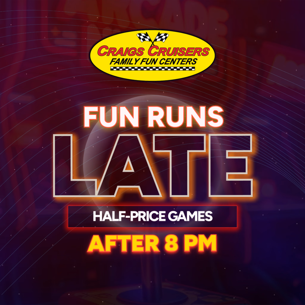 Craig's Cruisers Fun Runs Late After 8 PM