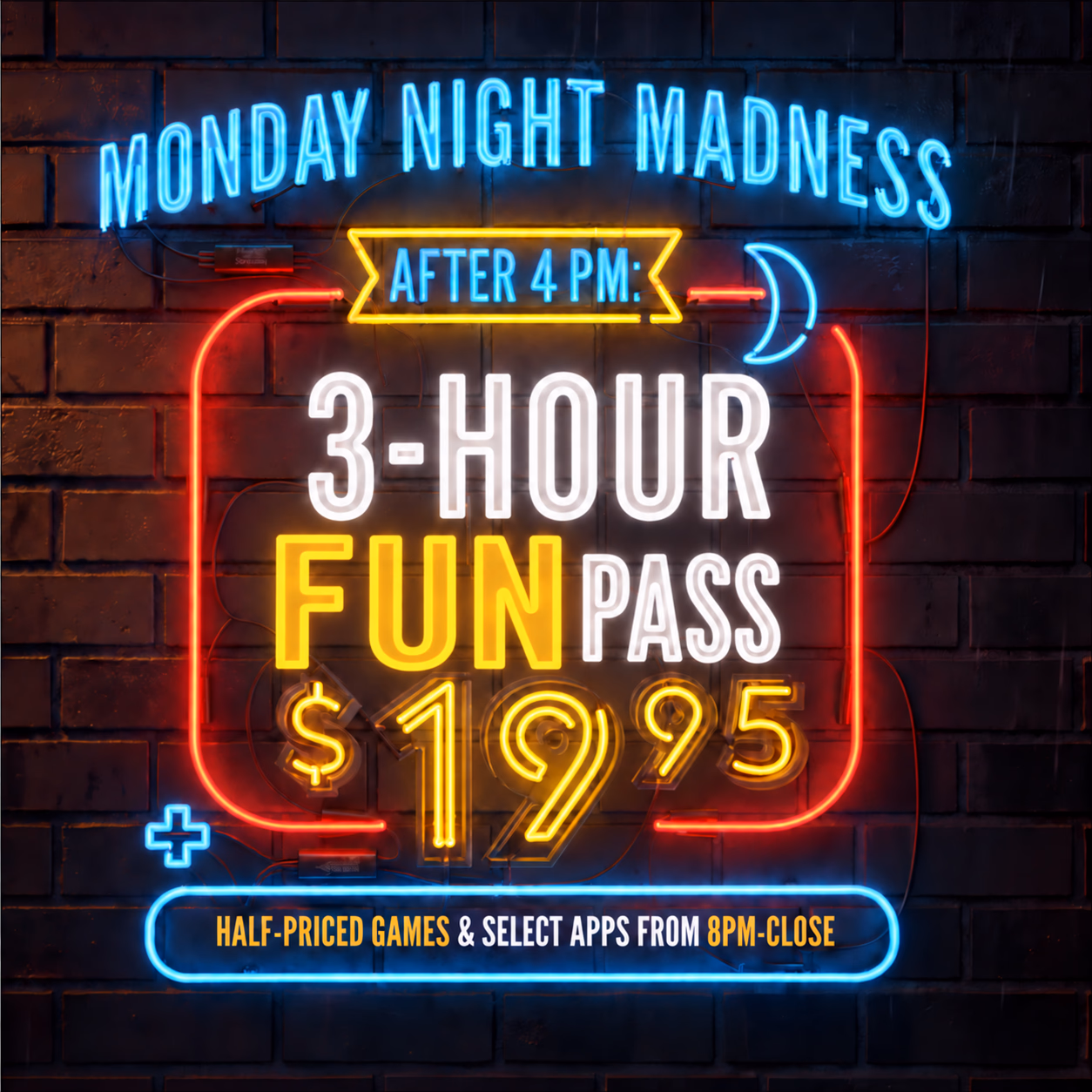 Fun Land Monday Funpass