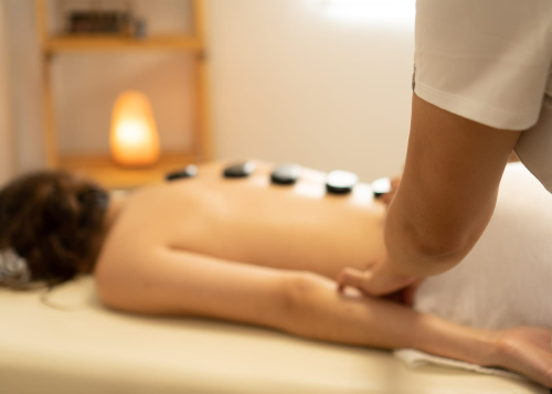 Masaje de relajación cuerpo completo mas piedras calientes