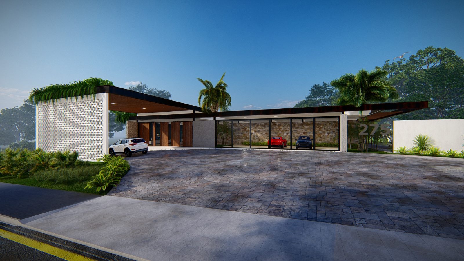 Casa SUL — projeto residencial de alto padrão da FTM Arquitetura em Sorocaba - SP