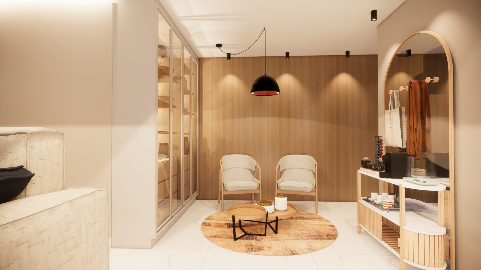 Apartamento ST 101 — projeto interiores de alto padrão da FTM Arquitetura em São Paulo - SP