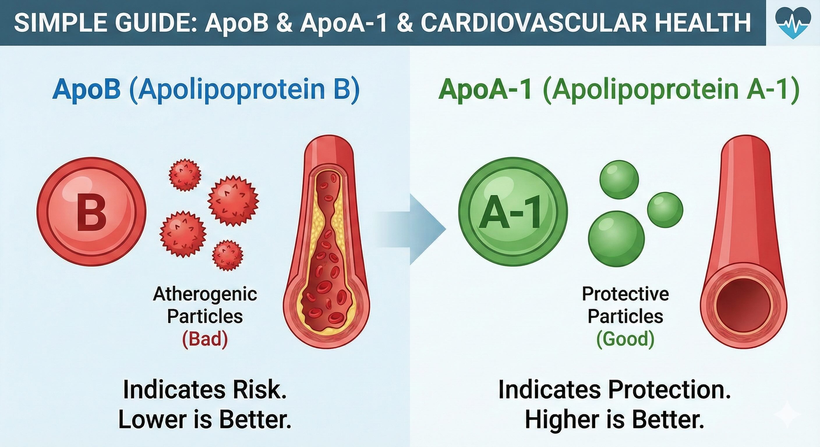 The "Traffic Jam" Inside Your Arteries: A Simple Guide to ApoB & ApoA-1