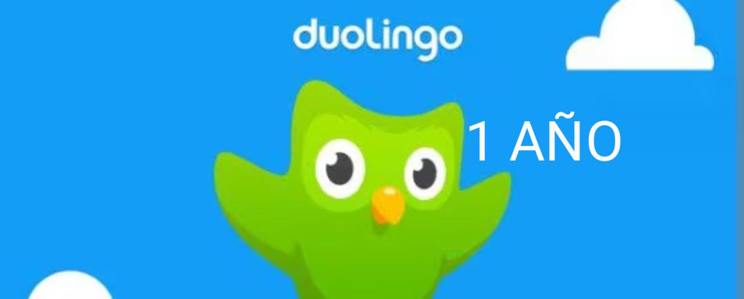 DUOLINGO 1 AÑO