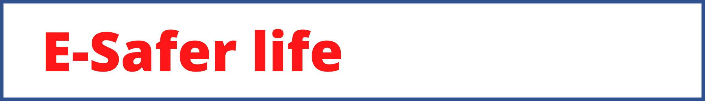 Logo van E-Safer Life