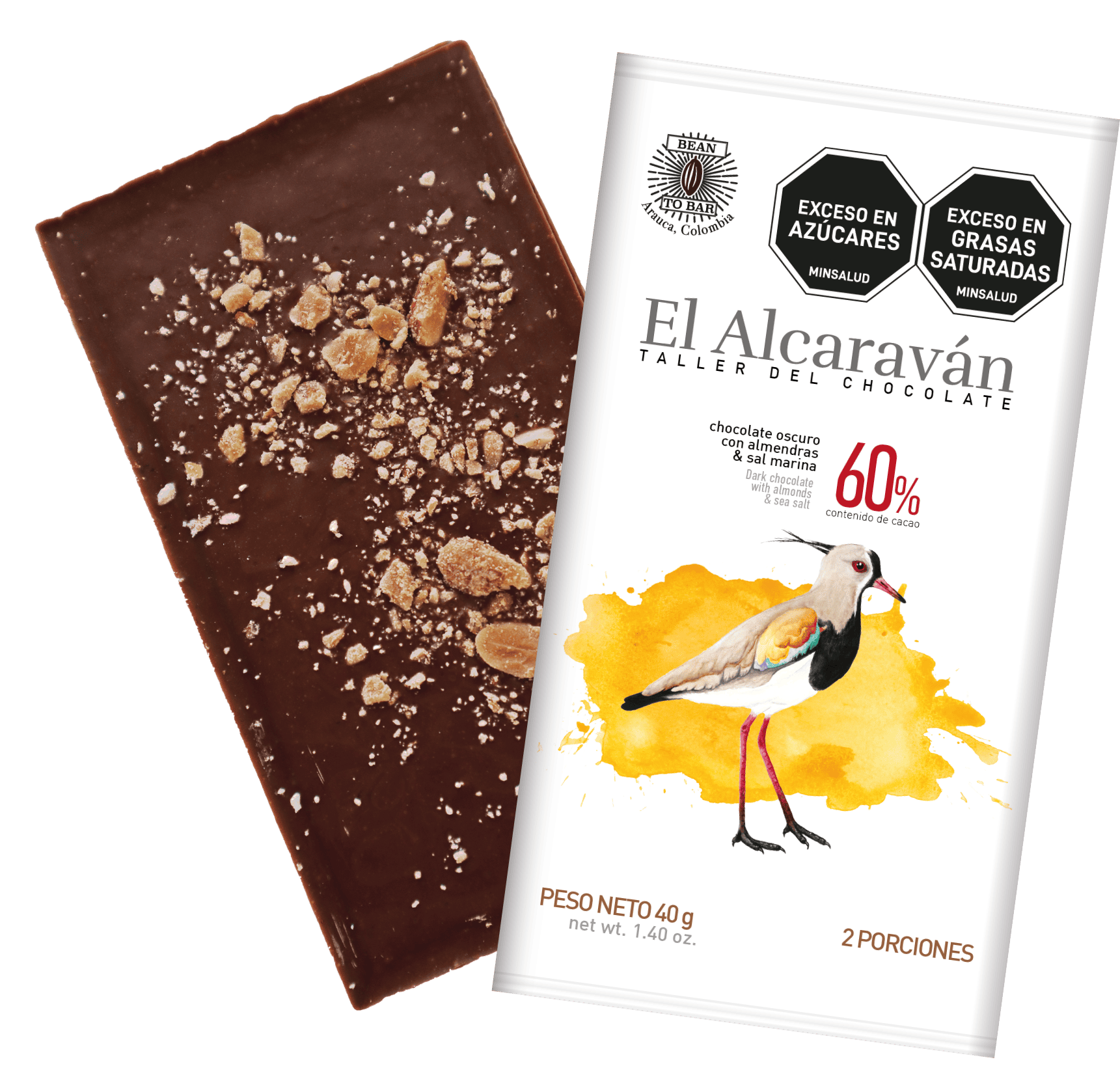 Almendra y Sal Marina 60%