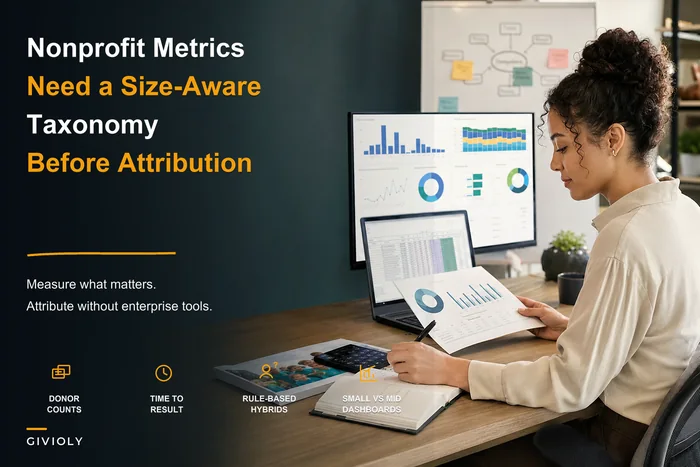 A Pragmatic Framework for Nonprofit Fundraising Metrics and Attribution