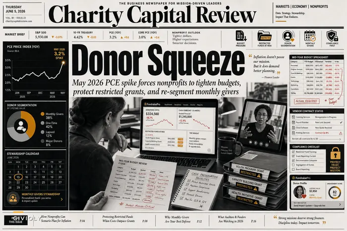 After May’s PCE Spike: Tactical Steps Nonprofits Should Take to Protect Budgets, Grant Compliance, and Donor Stewardship