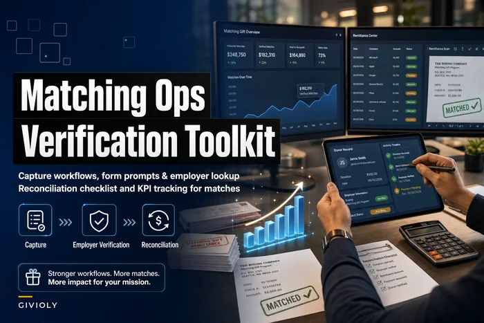 Matching Gift Program Ops Mistakes and How to Fix Them: capture, employer verification and reconciliation