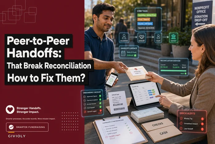 Peer-to-Peer Fundraiser Handoffs That Break Reconciliation (and How to Fix Them)