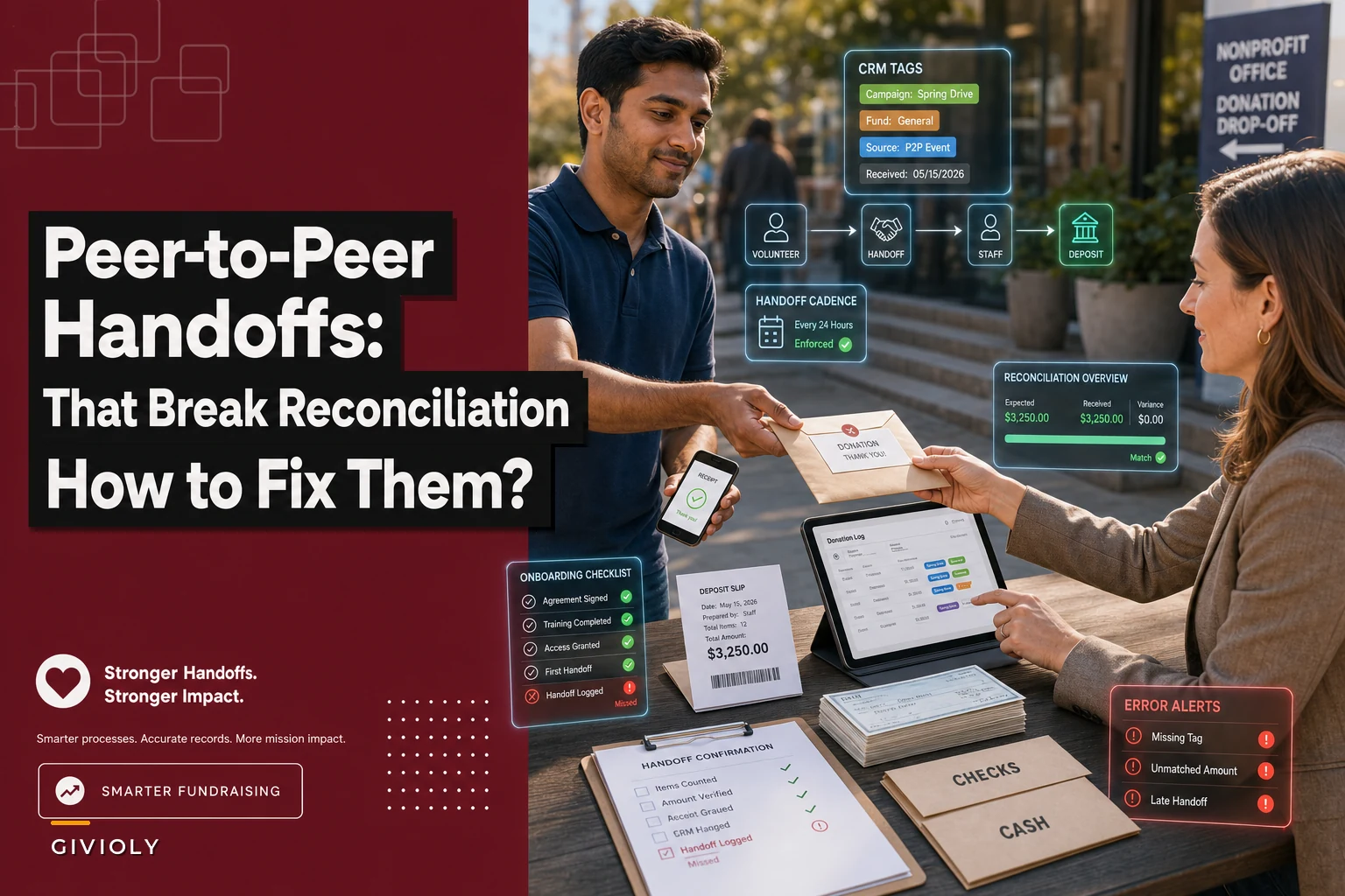 Peer-to-Peer Fundraiser Handoffs That Break Reconciliation (and How to Fix Them)