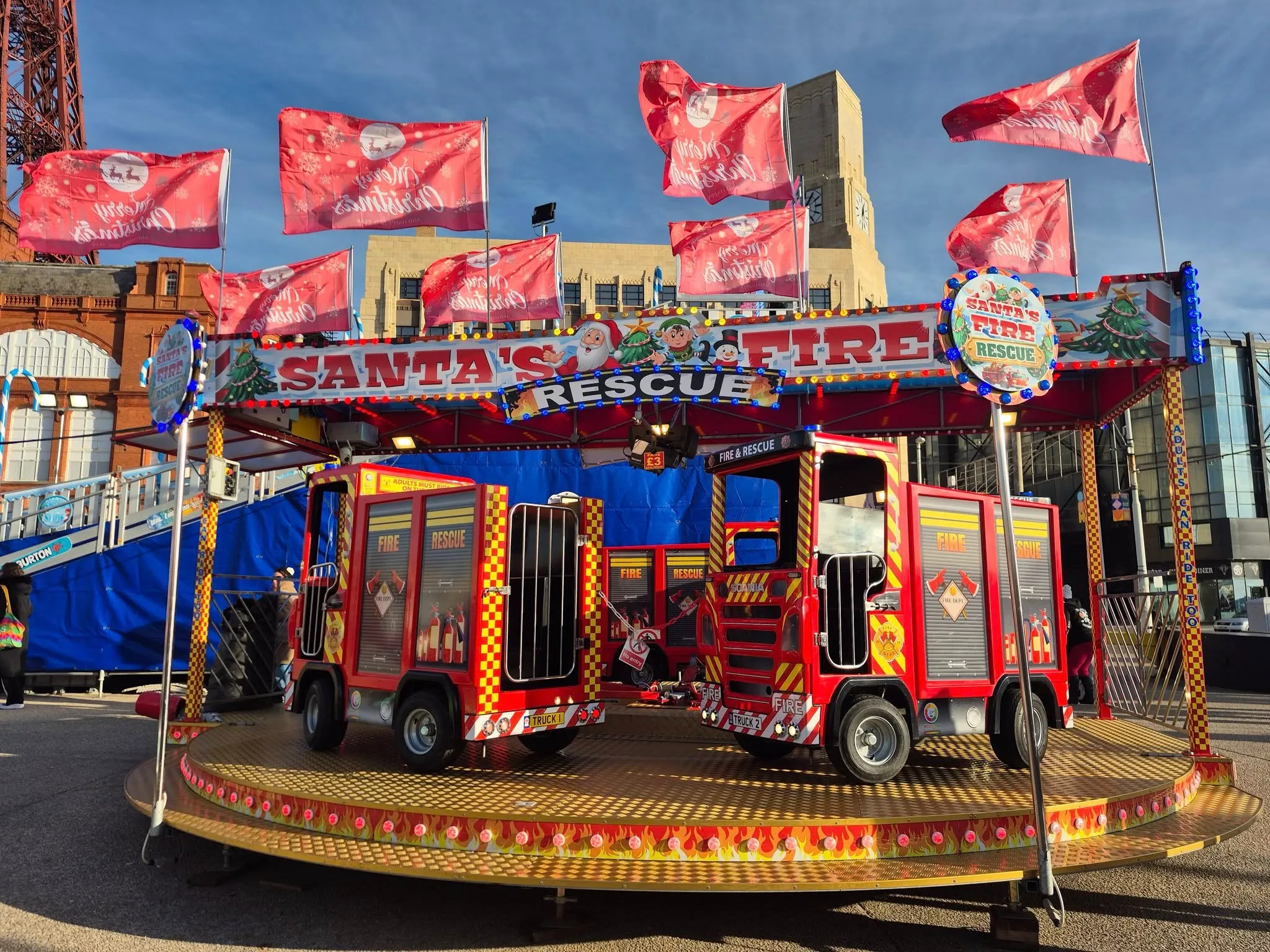 Hire Fire Truck Ride Funfair Ride for UK Events | Premium Attractions by YourFunFair