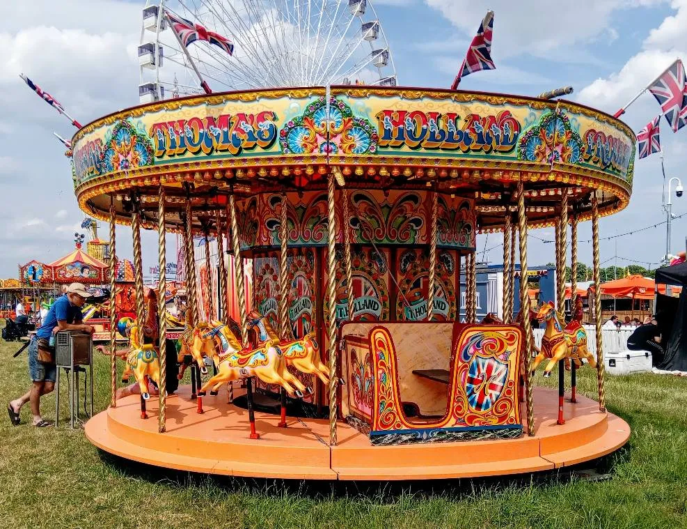 Mini Gallopers full view - Premium funfair hire by YourFunFair