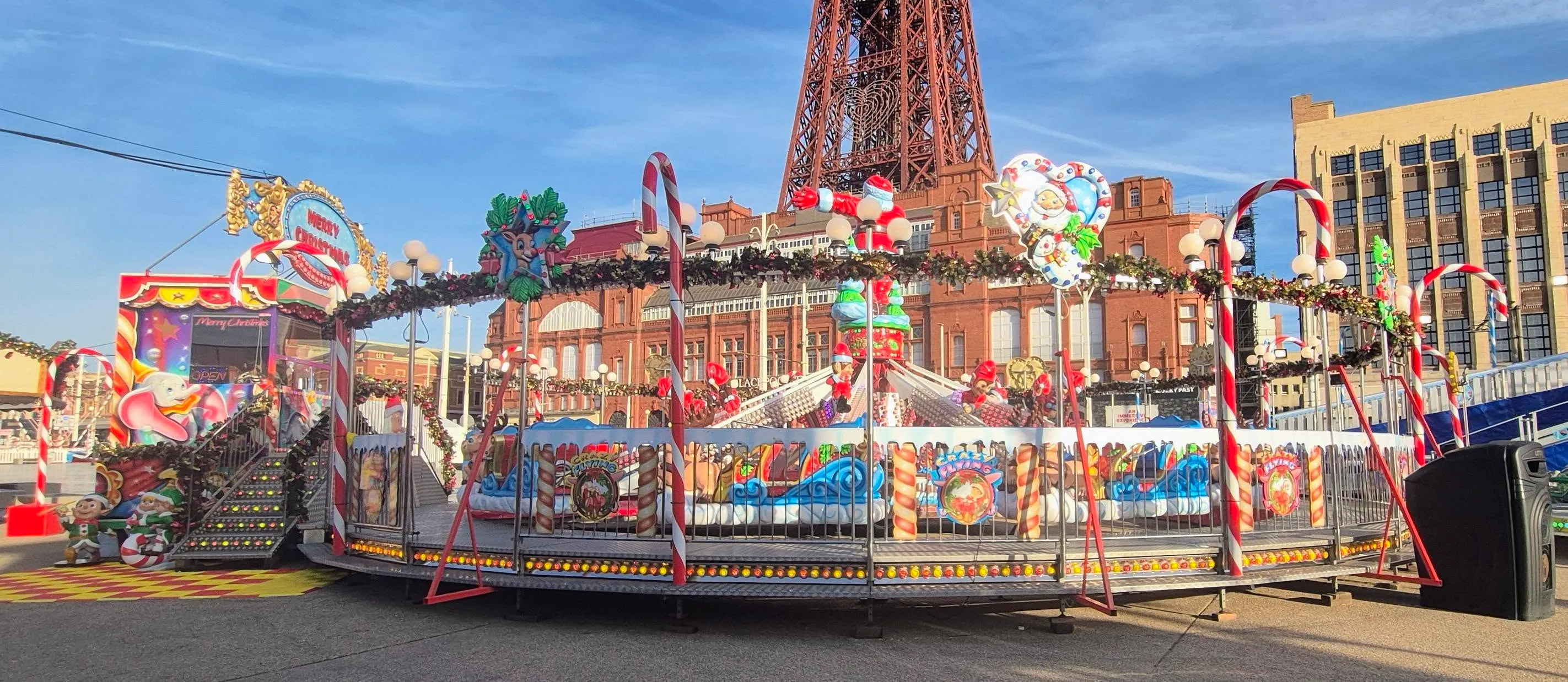 Hire Santas Sleigh Ride Funfair Ride for UK Events | Premium Attractions by YourFunFair