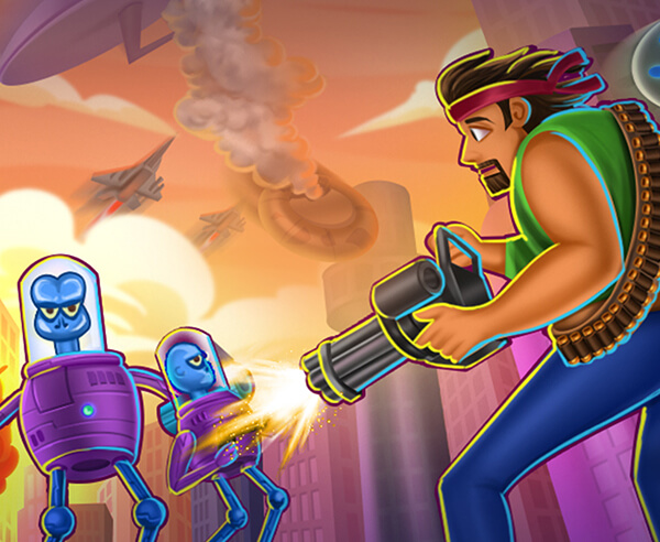 Aliens Attack games