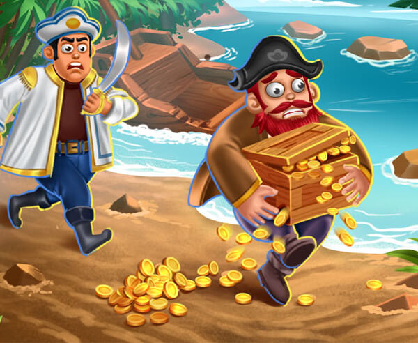 Pirate's Pillage games