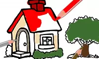 Back to School Coloring Book: School games