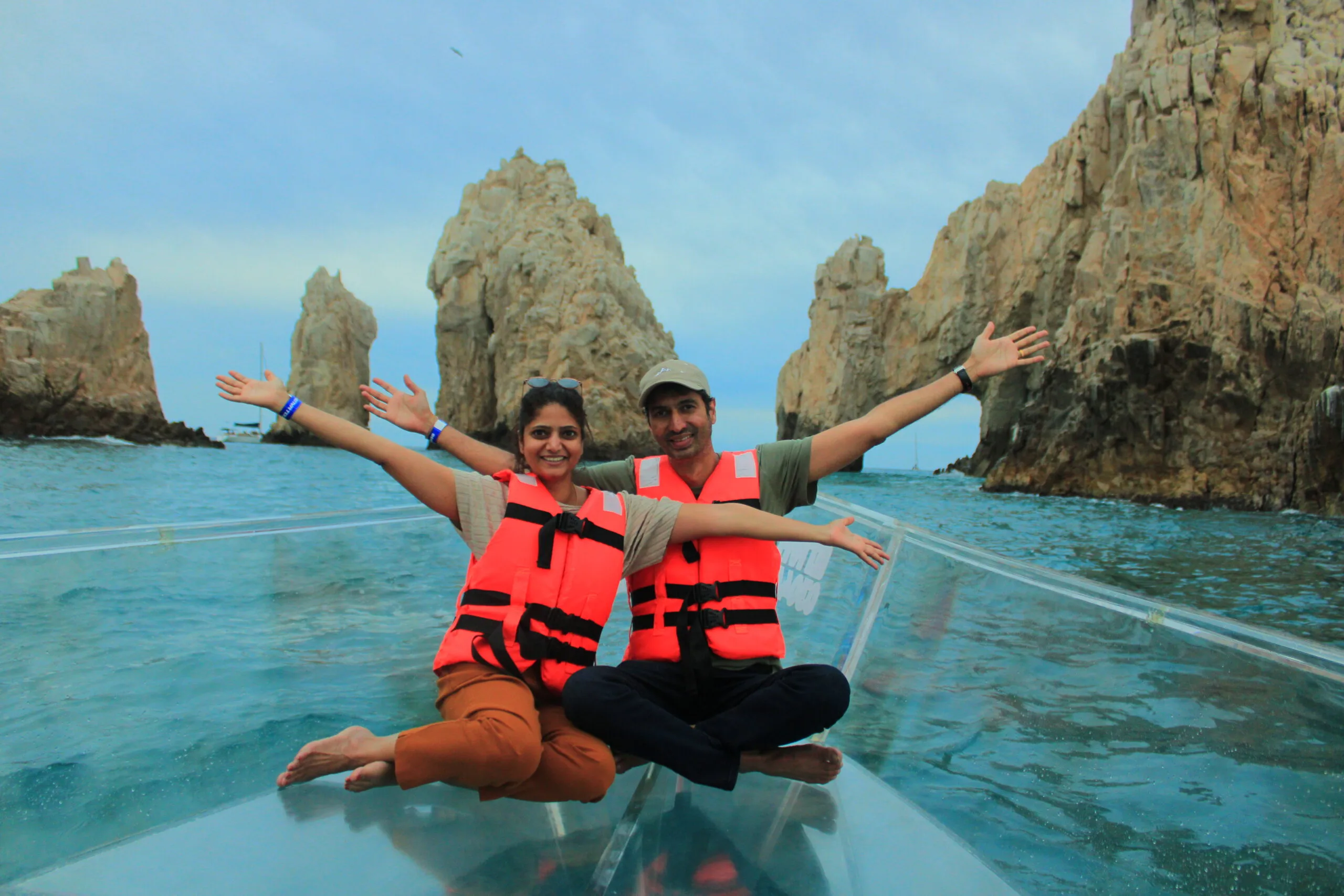Arch Tour - Clear Boat