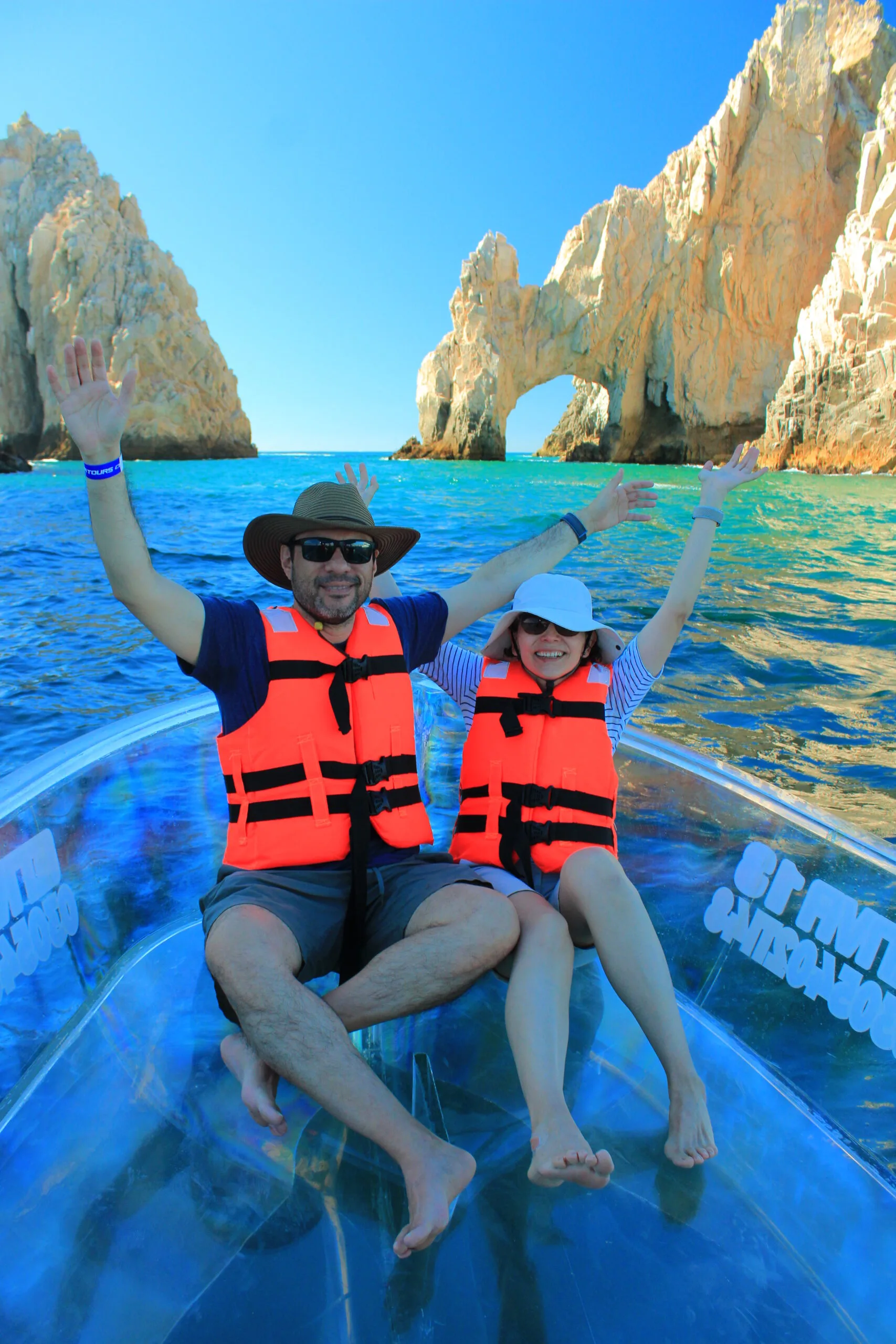 Arch Tour - Clear Boat